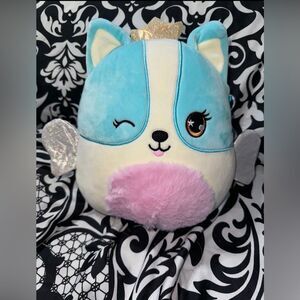 Squishmallow Mystery Squad 8" Corgi Scented Dog Fuzzy Belly Princess Crown